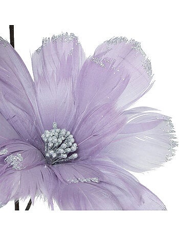 Branche plume noir H65