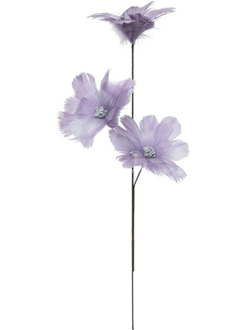 Branche plume mauve H65 - Kiabi