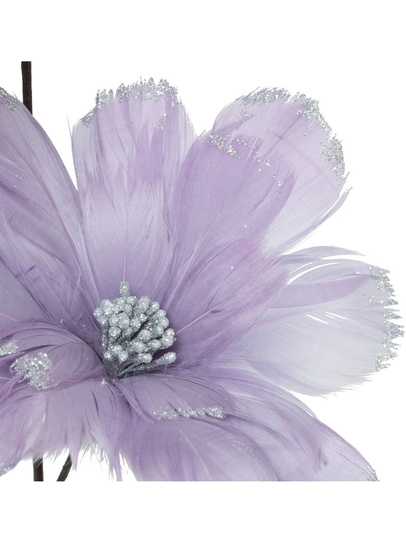 Branche plume mauve H65 Violet - Kiabi