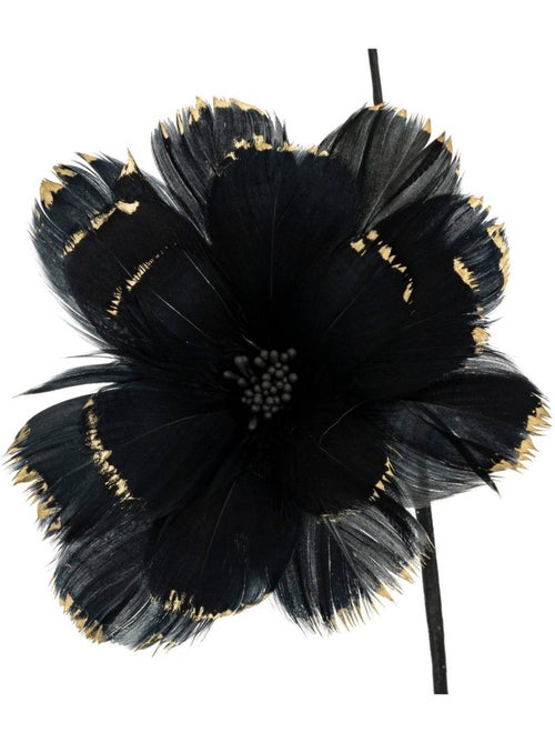 Branche plume noir H65 - Kiabi
