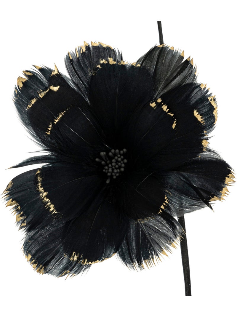 Branche plume noir H65 Noir - Kiabi