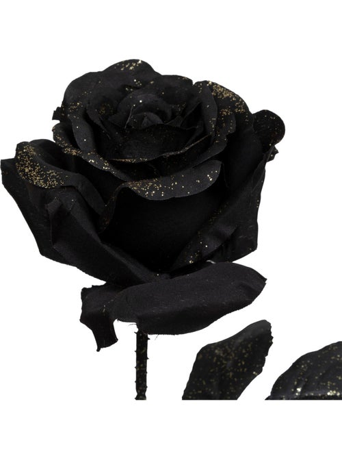 Branche Rose noir et doré H65cm - Kiabi