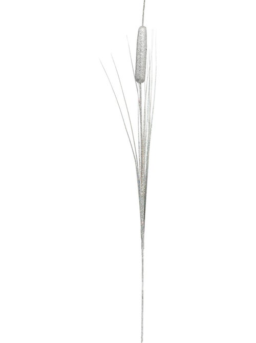 Branche roseau holographique argenté 75cm - Kiabi