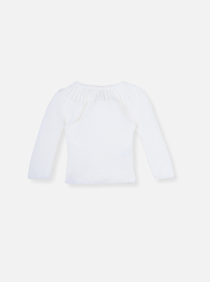 Brassière 3 Boutons Blanc - Kiabi