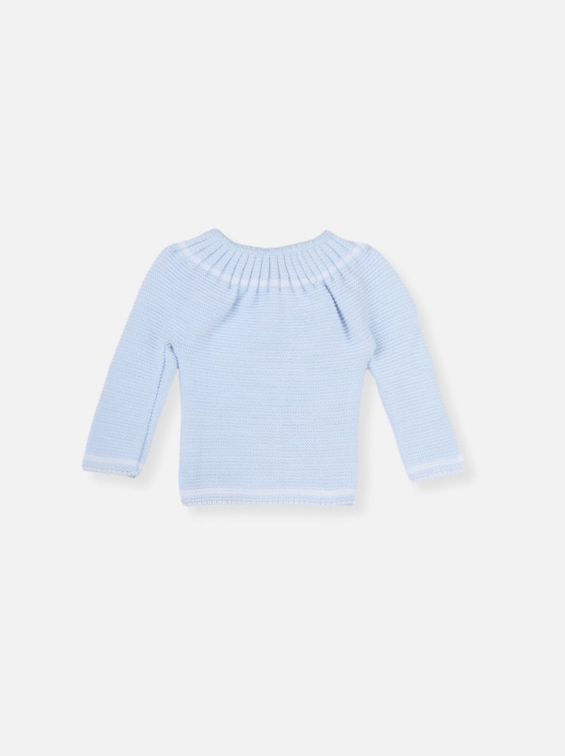 Brassière 3 Boutons Bleu - Kiabi