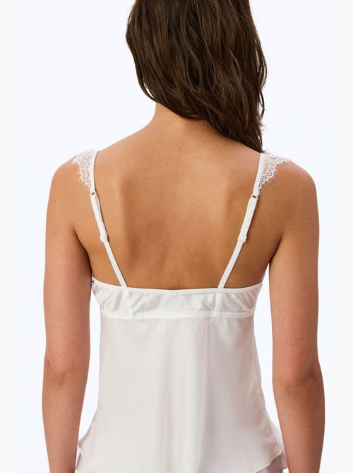Brassière à armatures fleurie effet déchiré penti - Kiabi