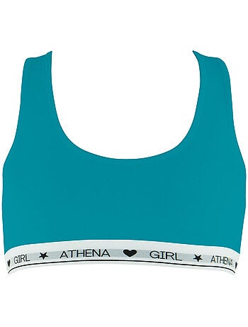 Brassière à coques amovibles fille coton ultra doux girl by athena