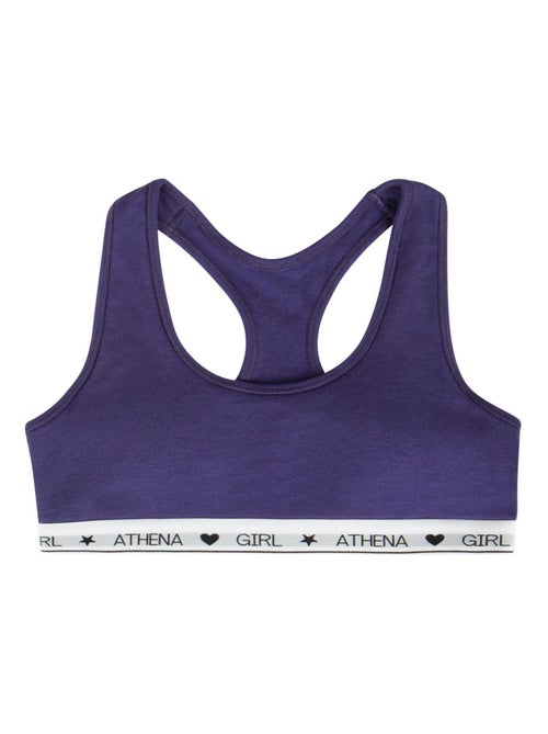 Brassière à coques amovibles fille Coton Ultra Doux Athena Fille - Kiabi