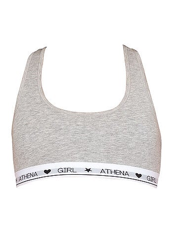 Brassière à coques amovibles fille Coton Ultra Doux Girl by Athena