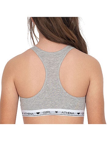 Brassière à coques amovibles fille Coton Ultra Doux Girl by Athena