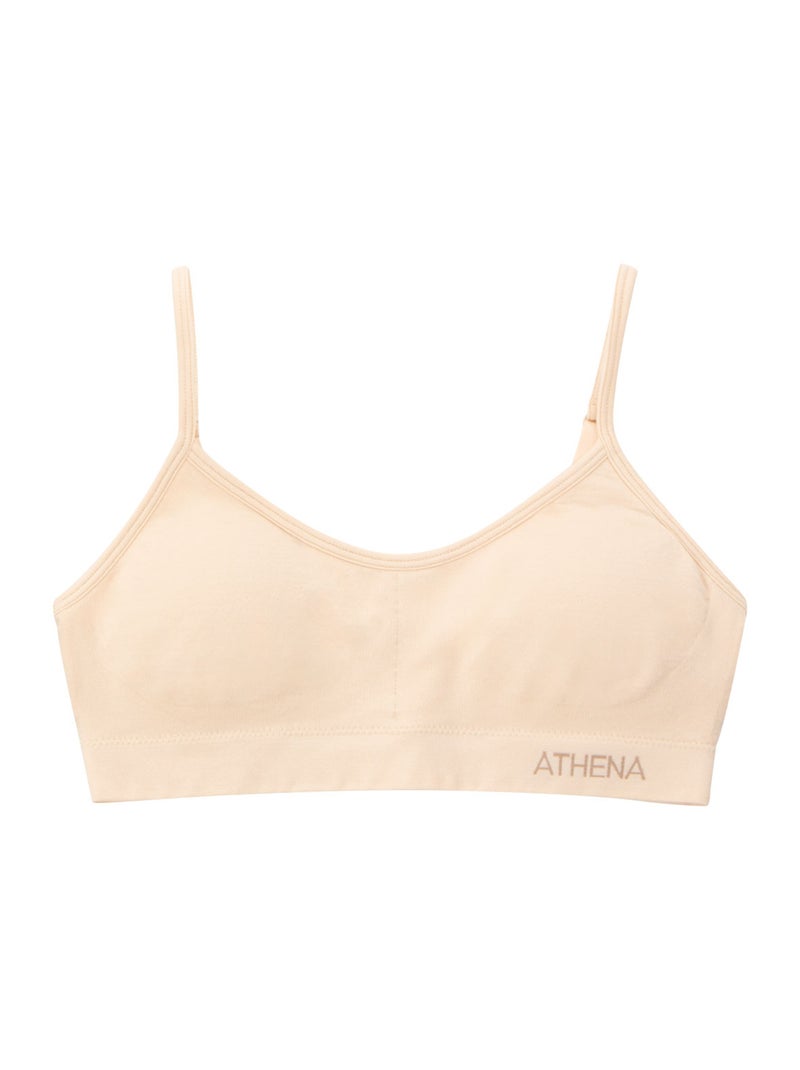 Brassière à coques amovibles fille Sans Couture Fashion Athena Fille Beige - Kiabi