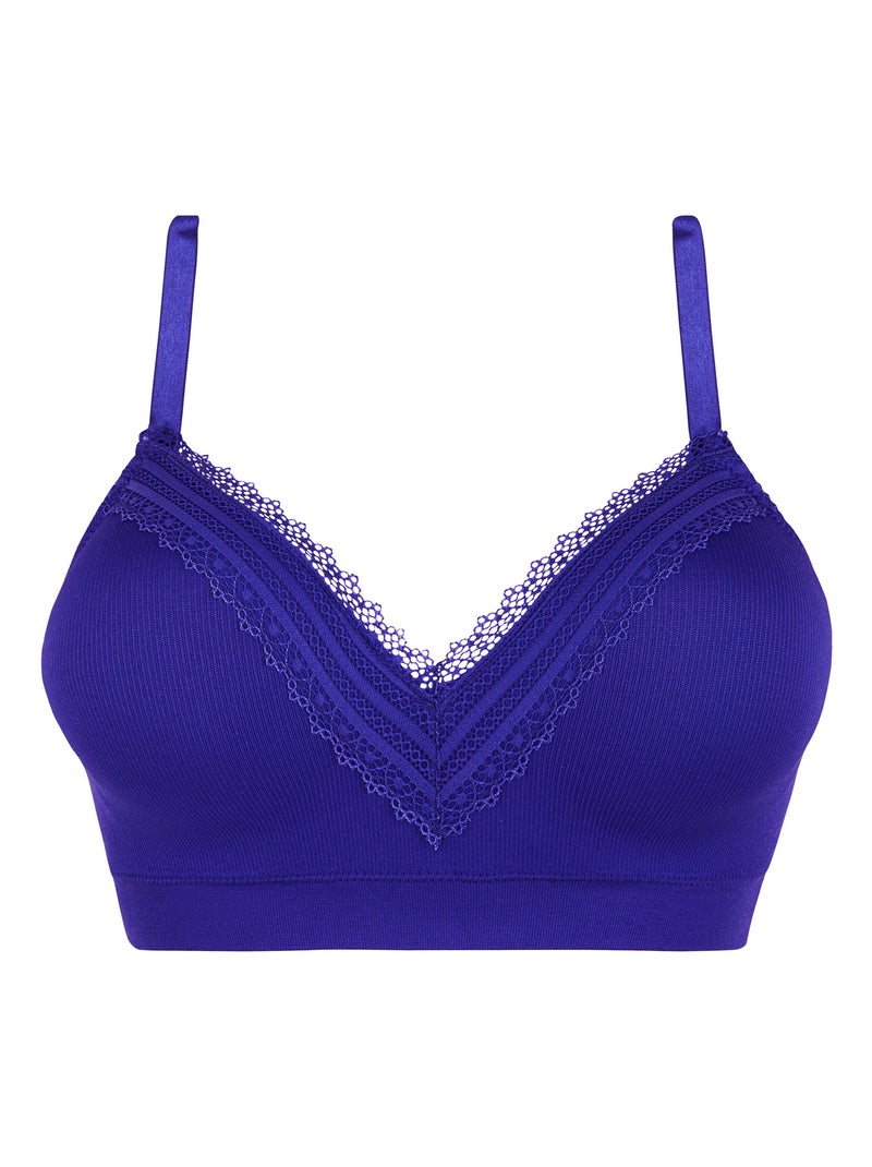 Brassière agathe sans complexe lingerie Bleu roi - Kiabi