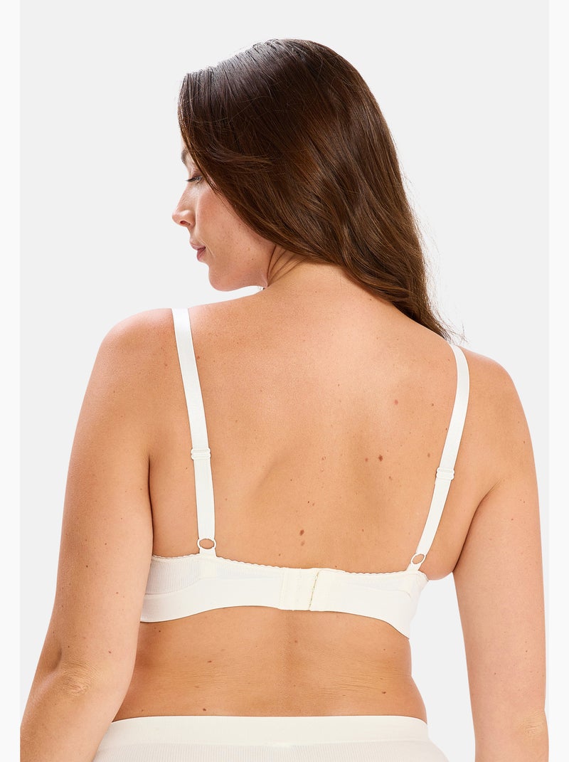 Brassière agathe sans complexe lingerie Ivoire - Kiabi