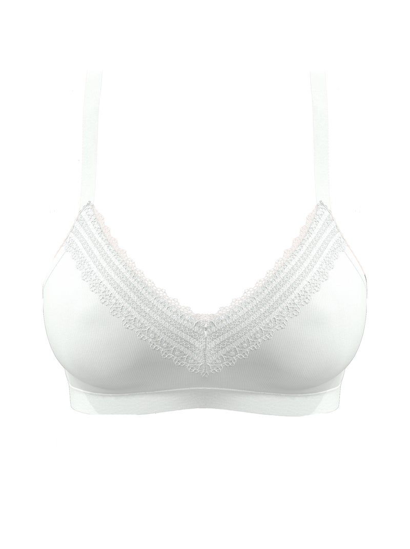 Brassière agathe sans complexe lingerie Ivoire - Kiabi