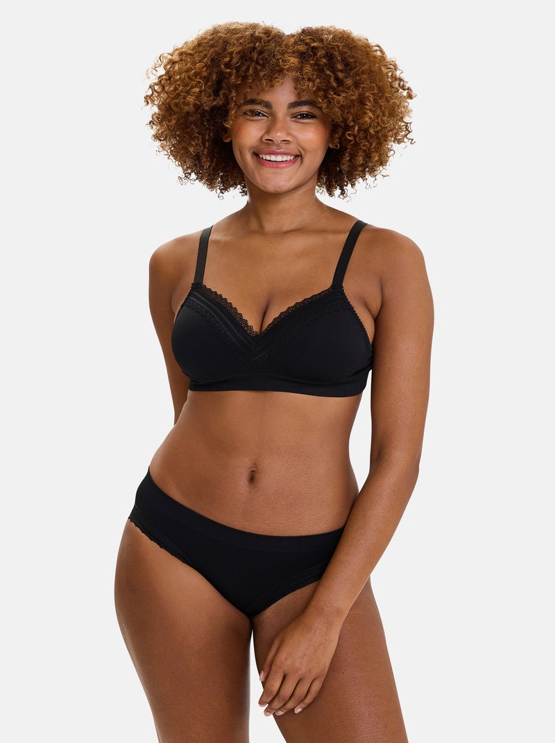 Brassière agathe sans complexe lingerie Noir - Kiabi