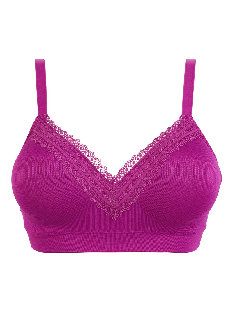 Brassière agathe sans complexe lingerie Rose fushia - Kiabi