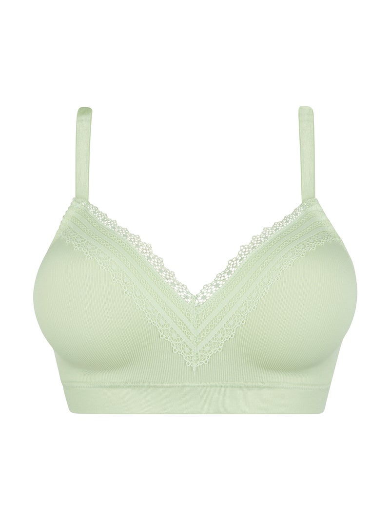 Brassière agathe sans complexe lingerie Vert d'eau - Kiabi