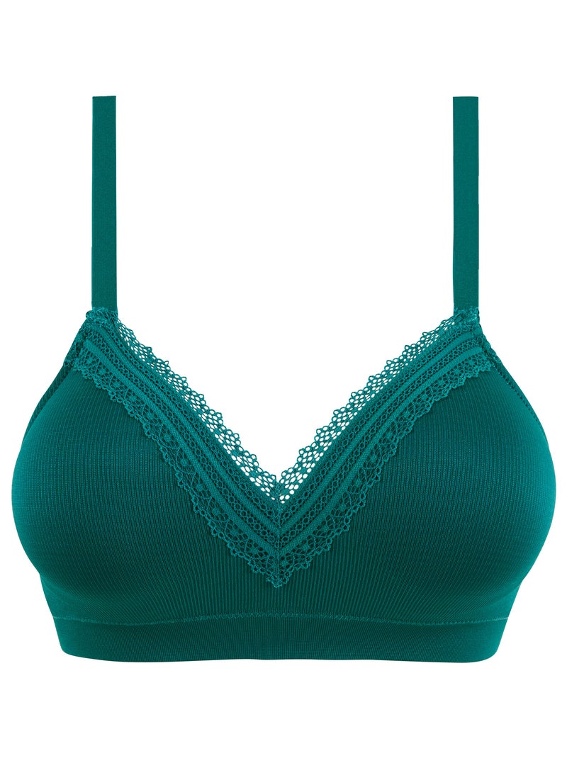 Brassière agathe sans complexe lingerie Vert sapin - Kiabi