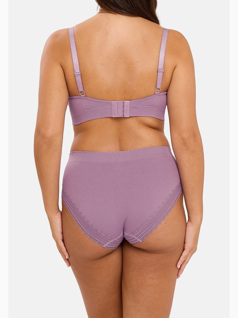 Brassière agathe sans complexe lingerie Violet clair - Kiabi