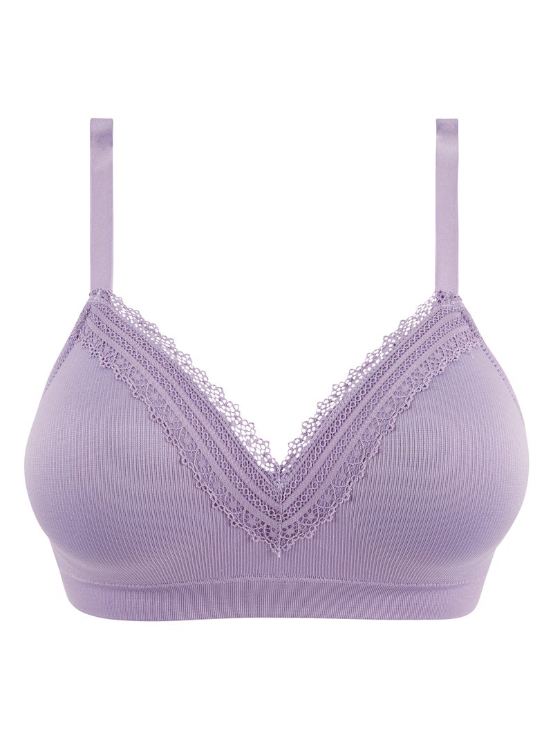 Brassière agathe sans complexe lingerie Violet clair - Kiabi