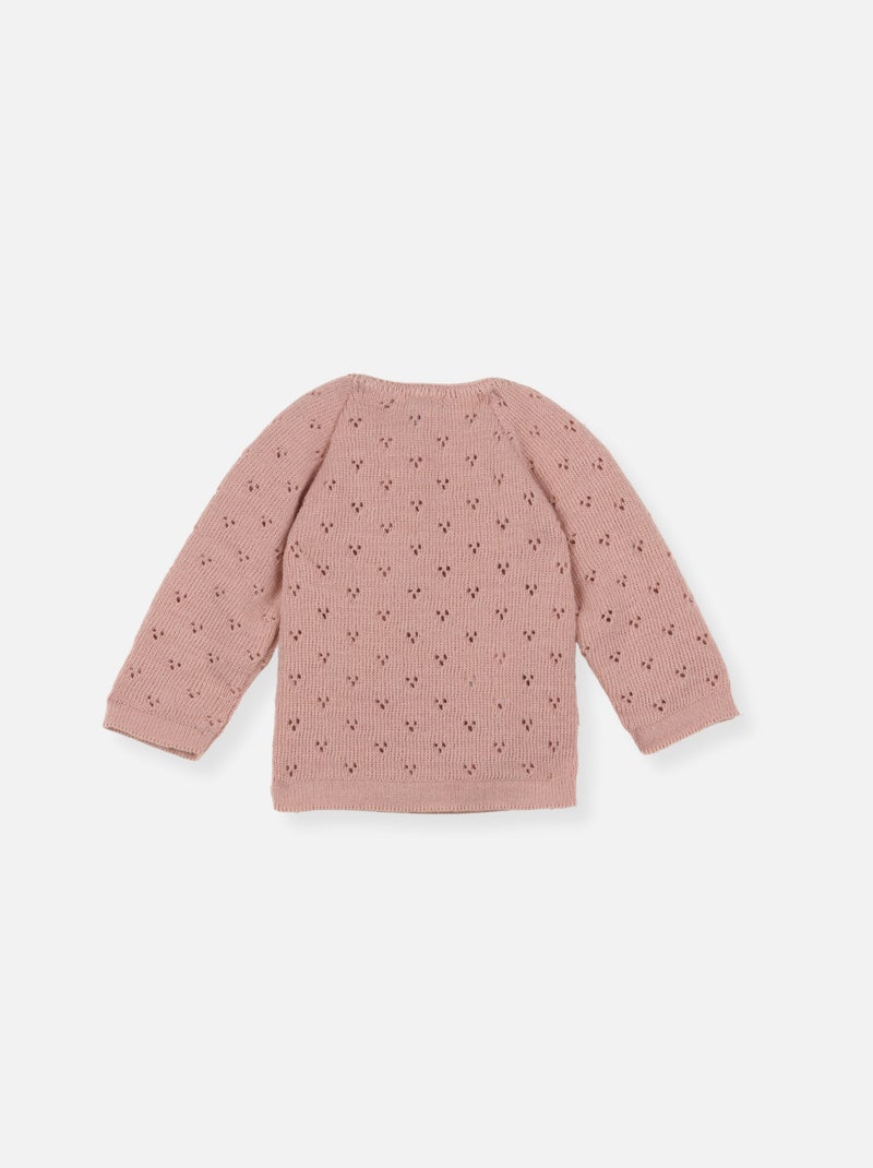 Brassière ajourée Rose - Kiabi