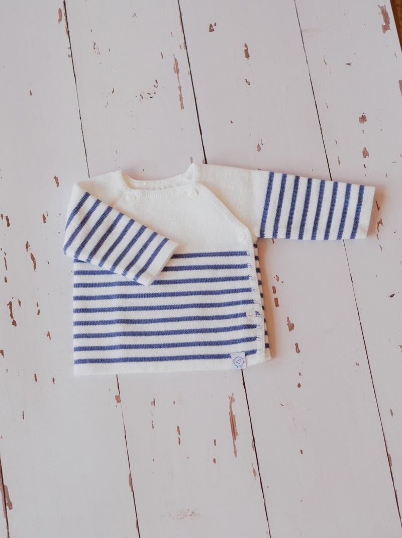 Brassière baigneur Blanc Bleu - Kiabi