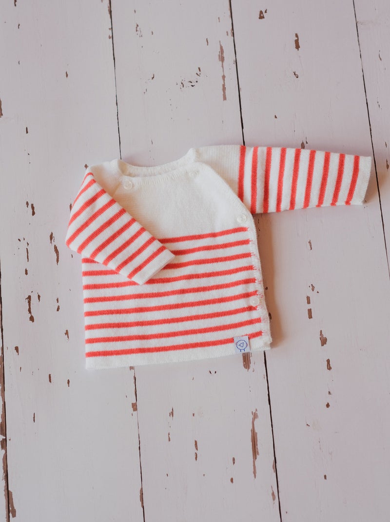 Brassière baigneur Blanc Rouge - Kiabi