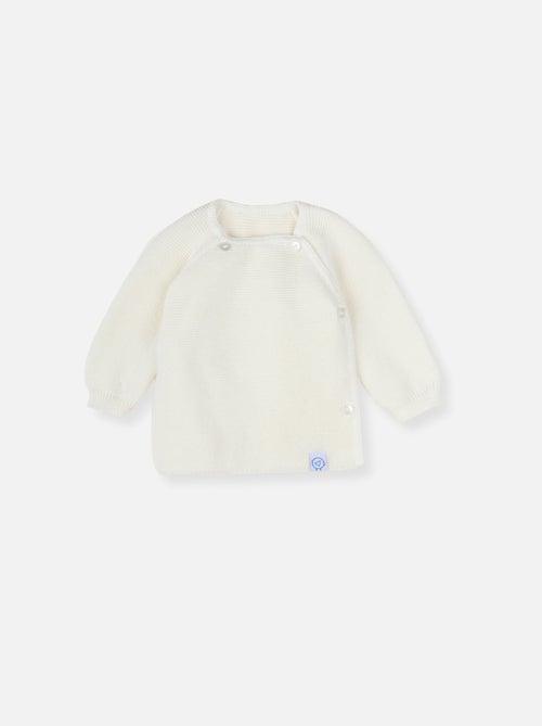 Brassière bébé 50% coton 50% polyester recyclé - Kiabi Brassière bébé 50% coton 50% polyester recyclé - Kiabi