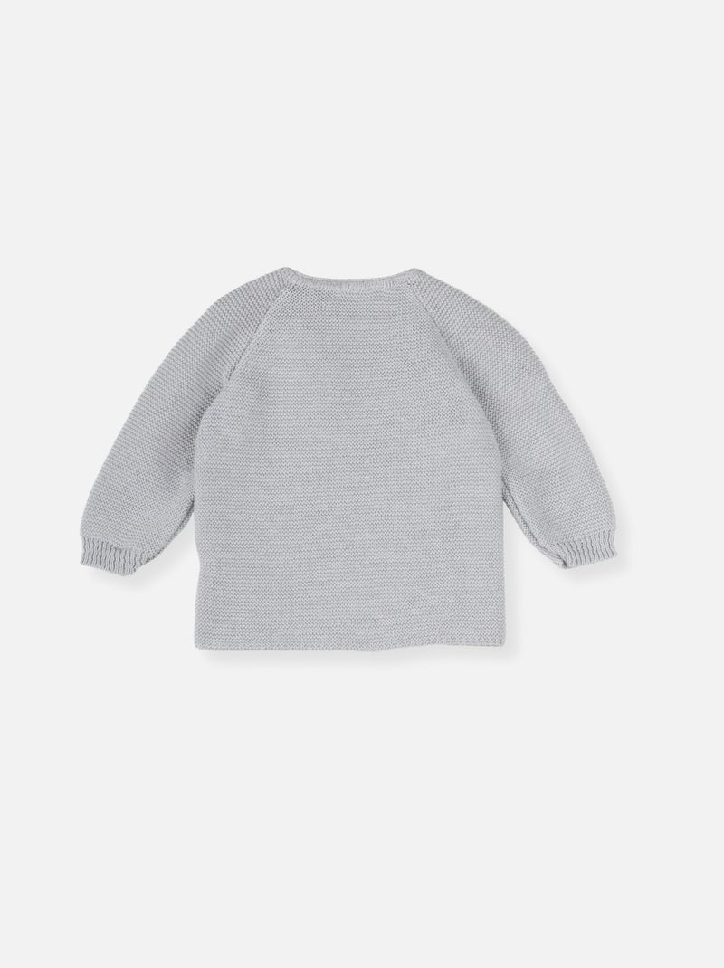 Brassière bébé 50% coton 50% polyester recyclé Gris - Kiabi