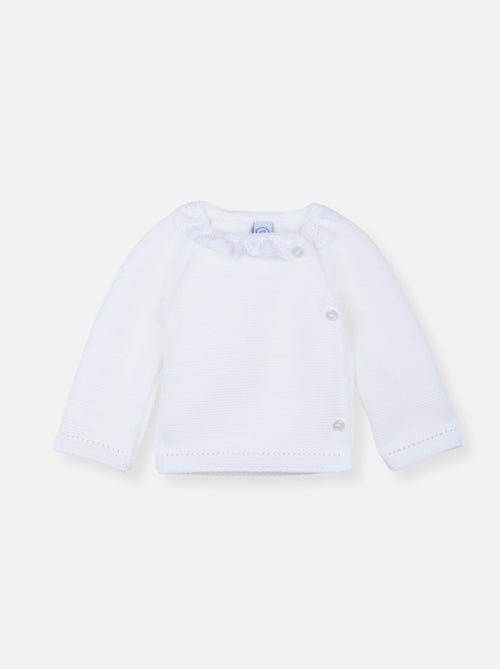 Brassière bébé avec col brodé - Kiabi Brassière bébé avec col brodé - Kiabi