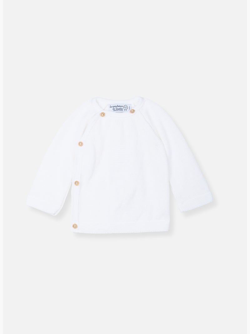 Brassière bébé en coton - collection «petits chats» Blanc - Kiabi