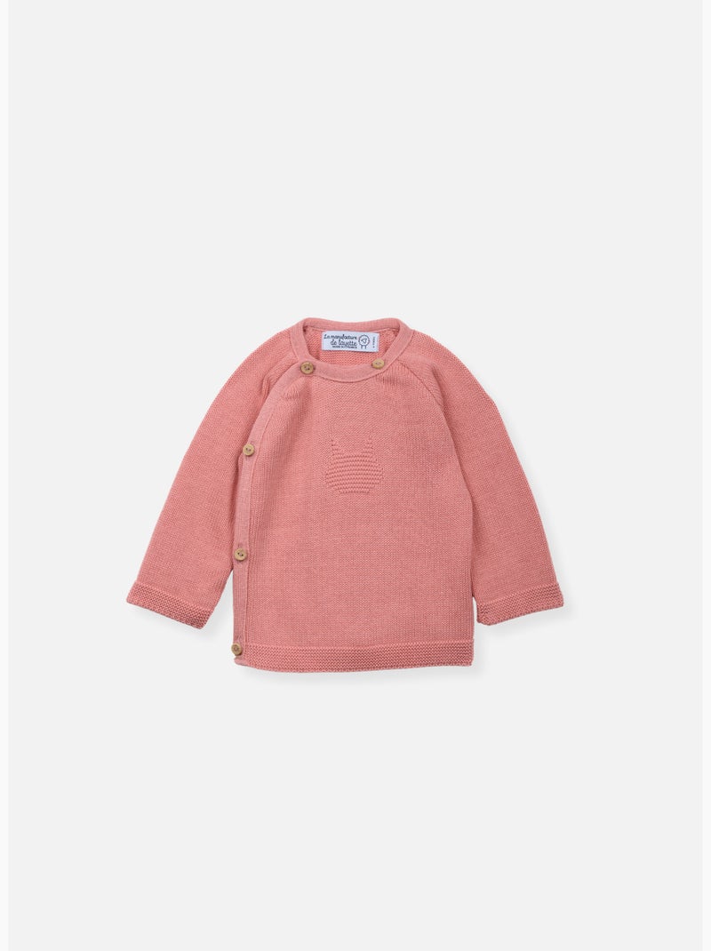 Brassière bébé en coton - collection «petits chats» Rose - Kiabi