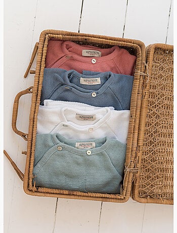 Brassière bébé en coton - collection «petits chats»
