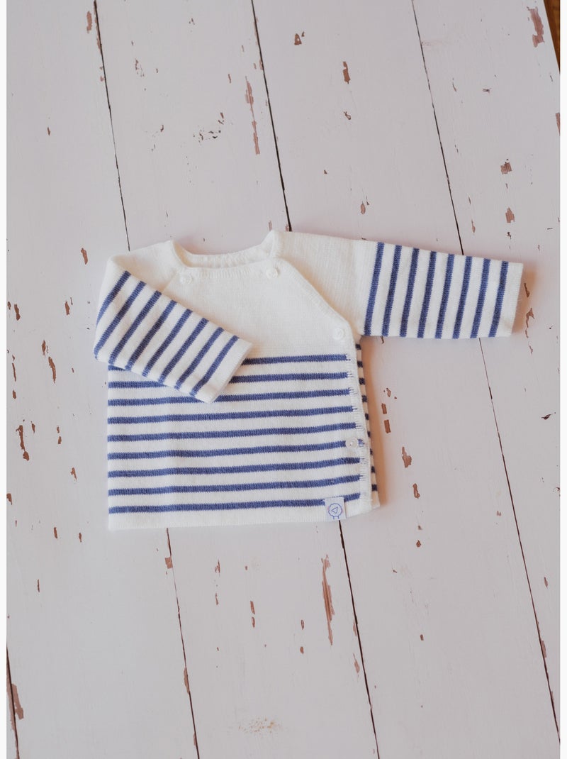 Brassière bébé « les baigneurs » Blanc Bleu - Kiabi