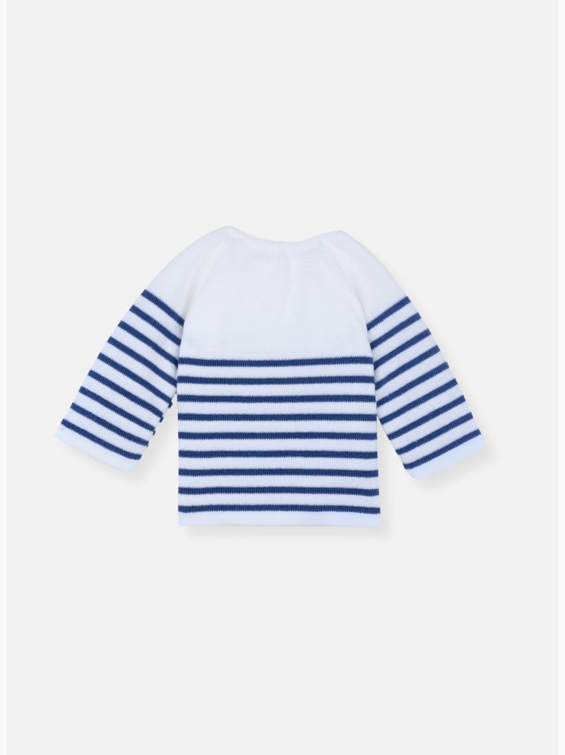 Brassière bébé « les baigneurs » Blanc Bleu - Kiabi