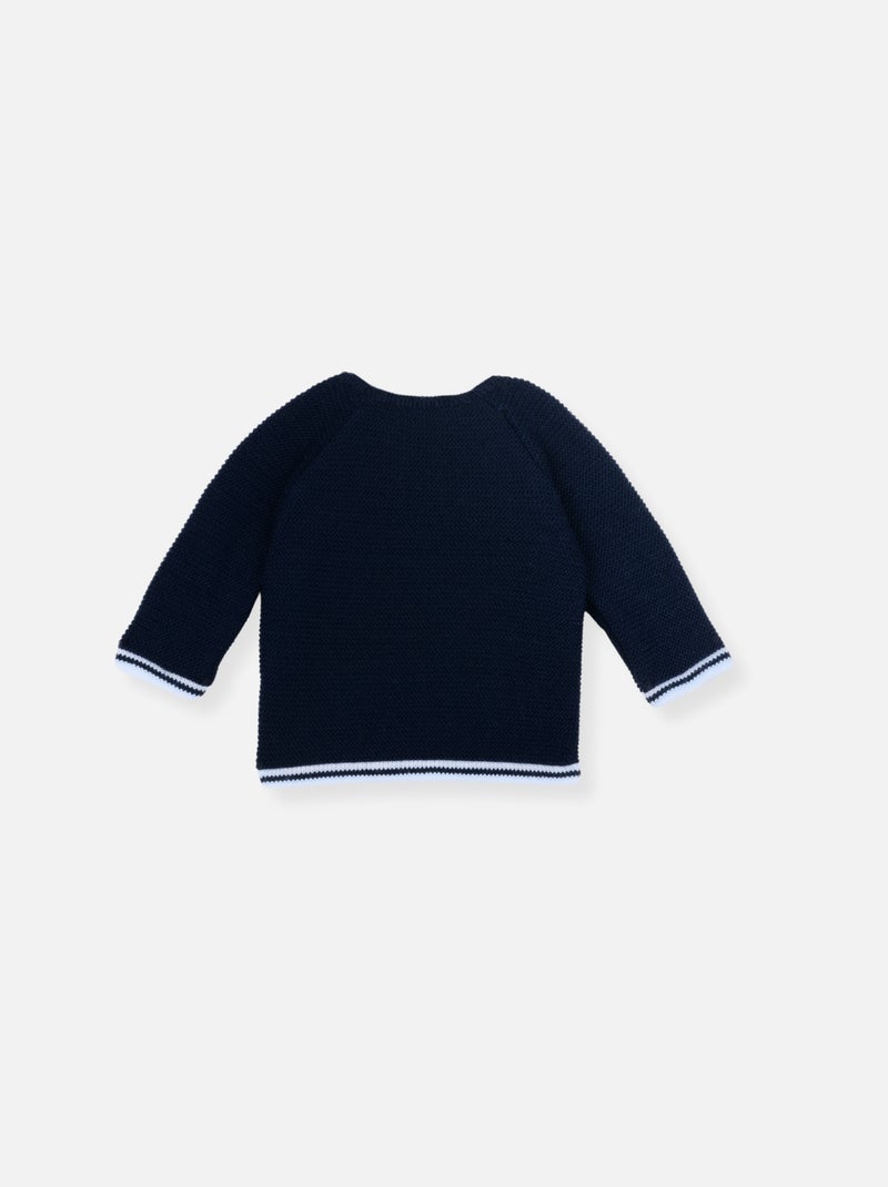 Brassière bébé liseré Bleu Blanc - Kiabi
