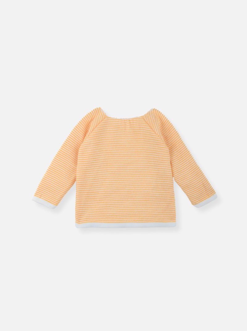 Brassière bébé milleraies Blanc Jaune - Kiabi