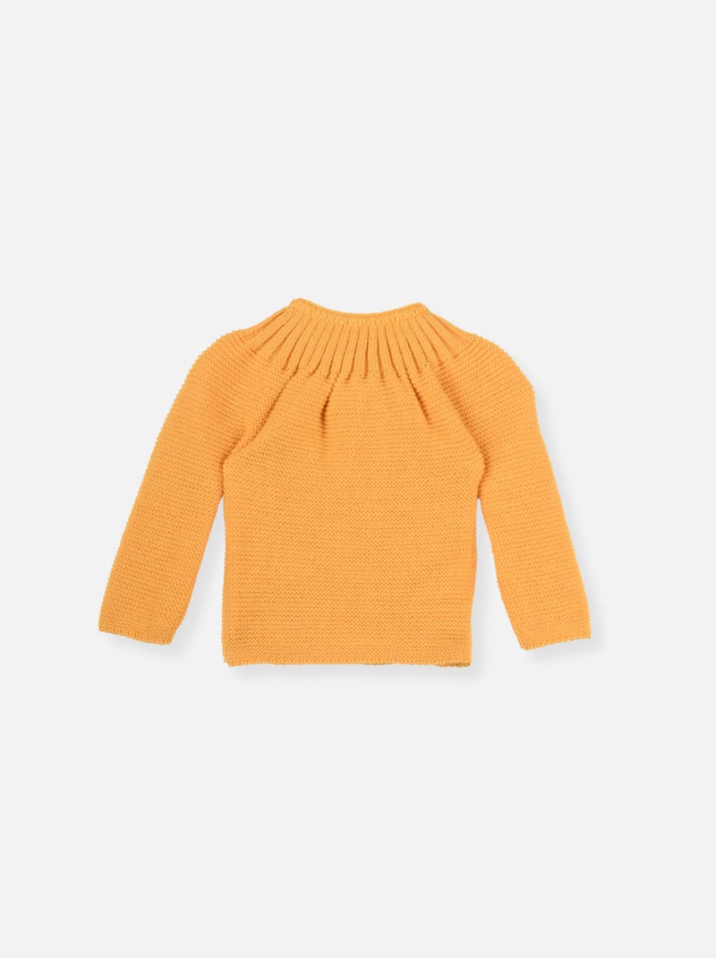 Brassière bébé naissance à boutons Moutarde - Kiabi