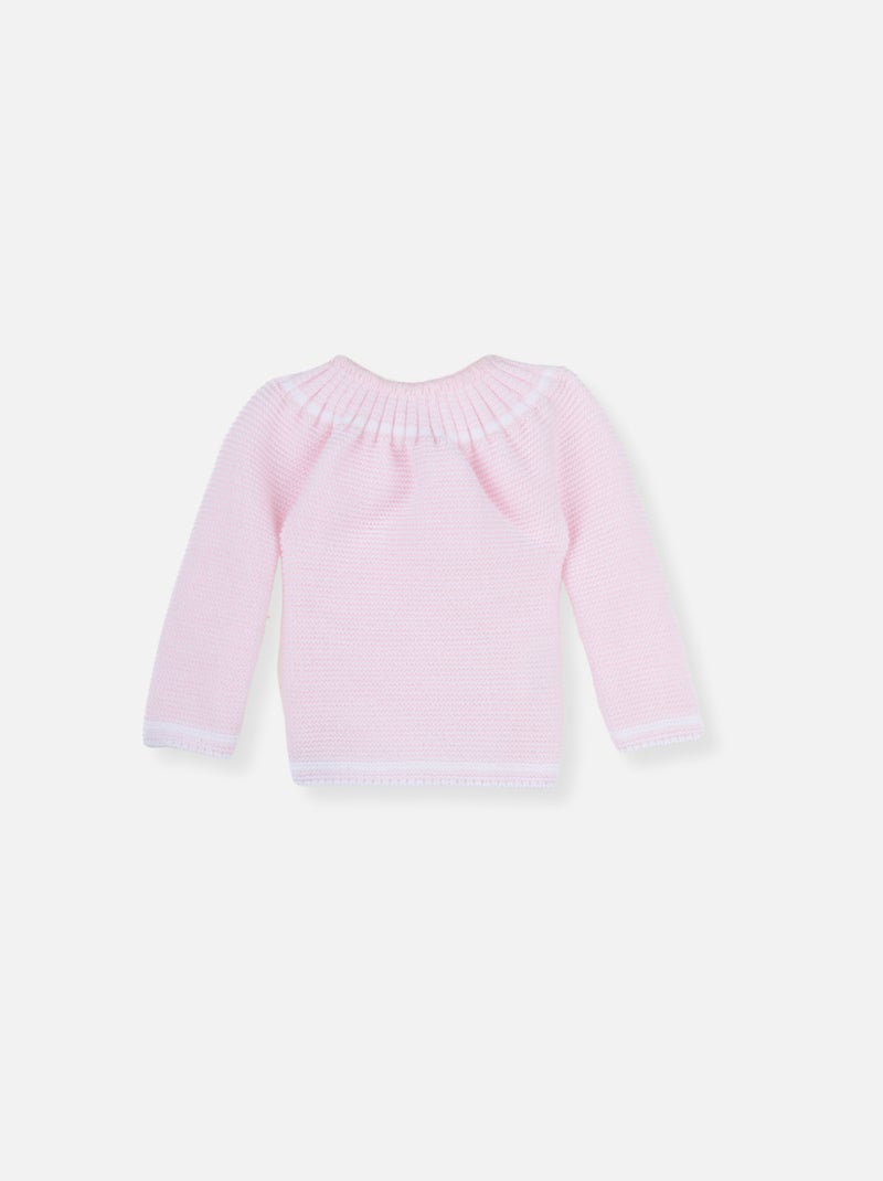 Brassière bébé naissance à boutons Rose - Kiabi