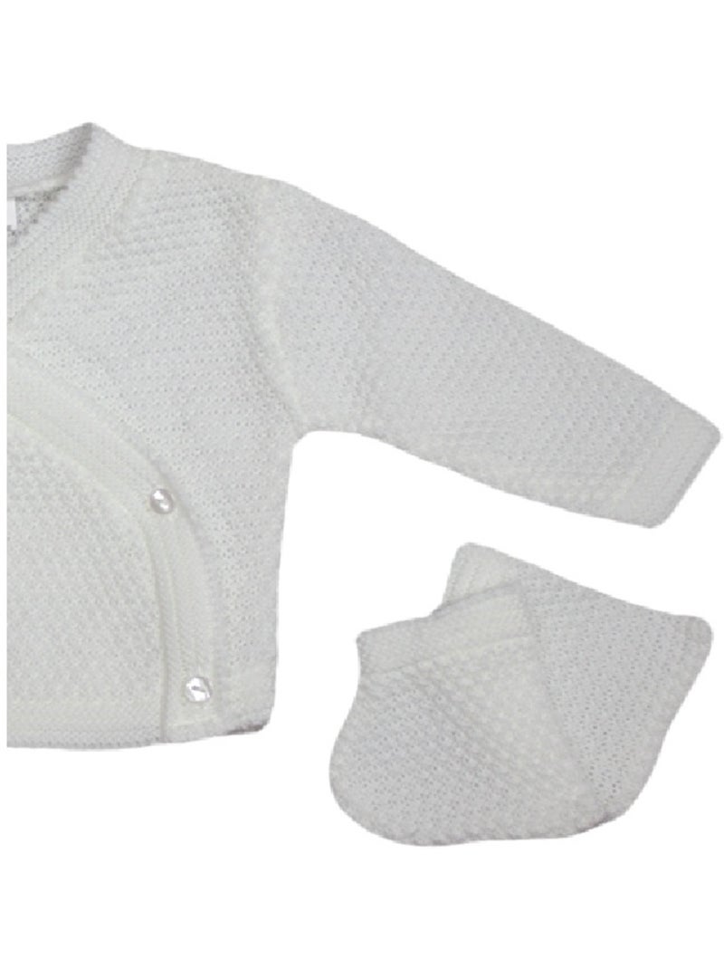 Brassière + Bonnet + Chaussons LES CHATOUNETS Blanc - Kiabi