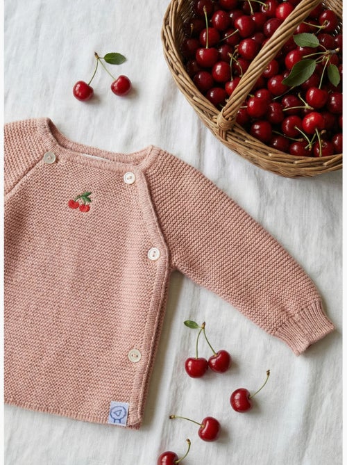 Brassière broderie cerise - Kiabi Brassière broderie cerise - Kiabi