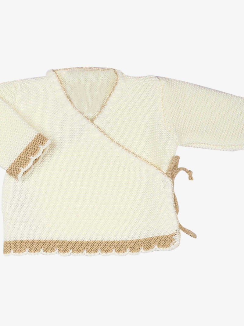 Brassière cache-coeur Blanc Beige - Kiabi
