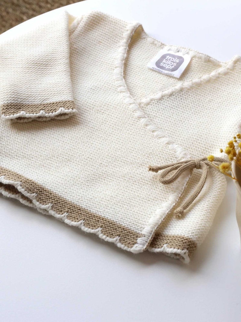 Brassière cache-coeur Blanc Beige - Kiabi