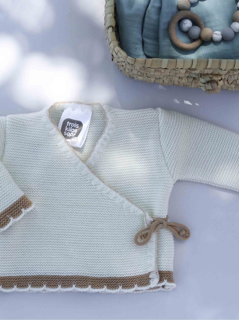Brassière cache-coeur Blanc Beige - Kiabi