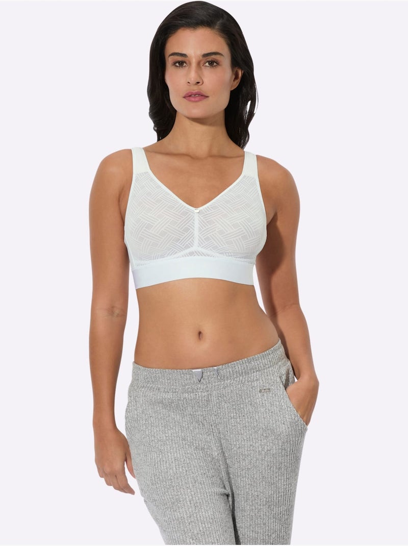 Brassière Confort Sans Armatures - Witt Blanc - Kiabi