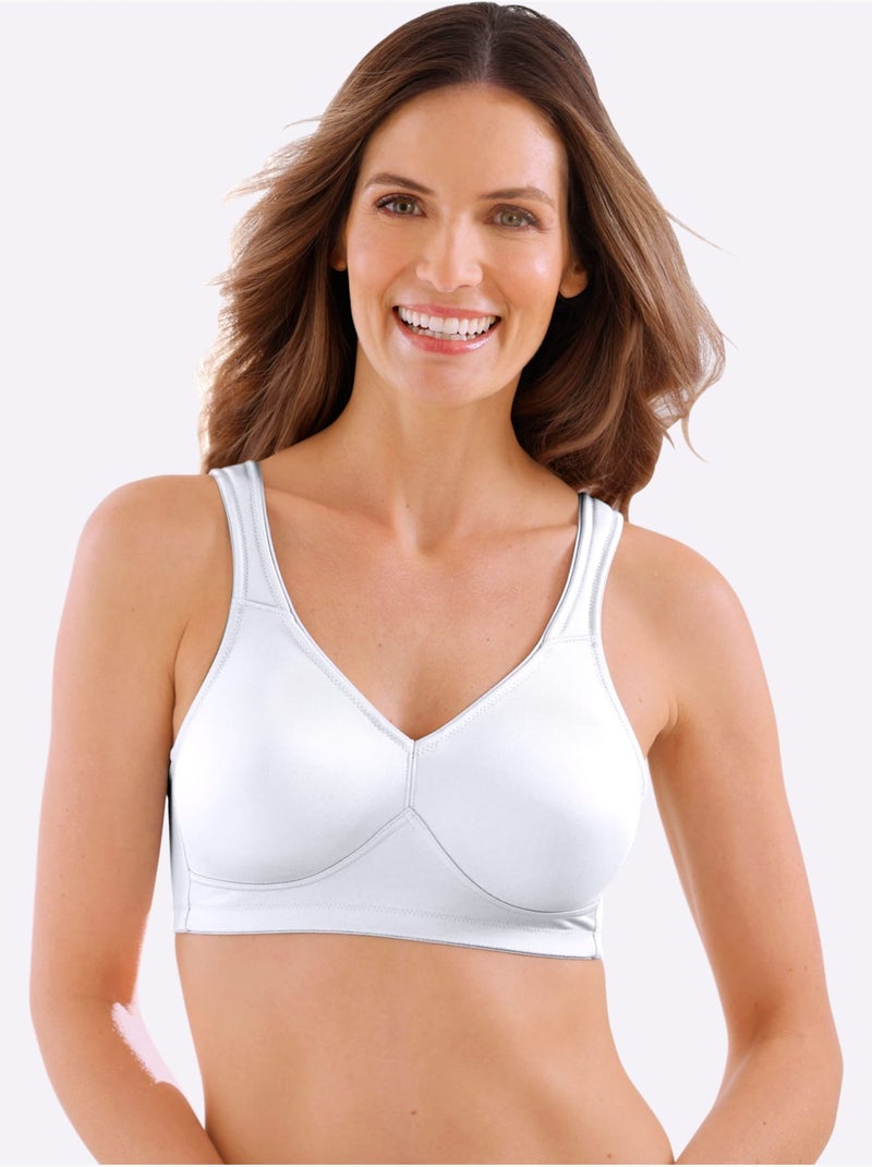 Brassière Confort Sans Armatures - Witt Blanc - Kiabi