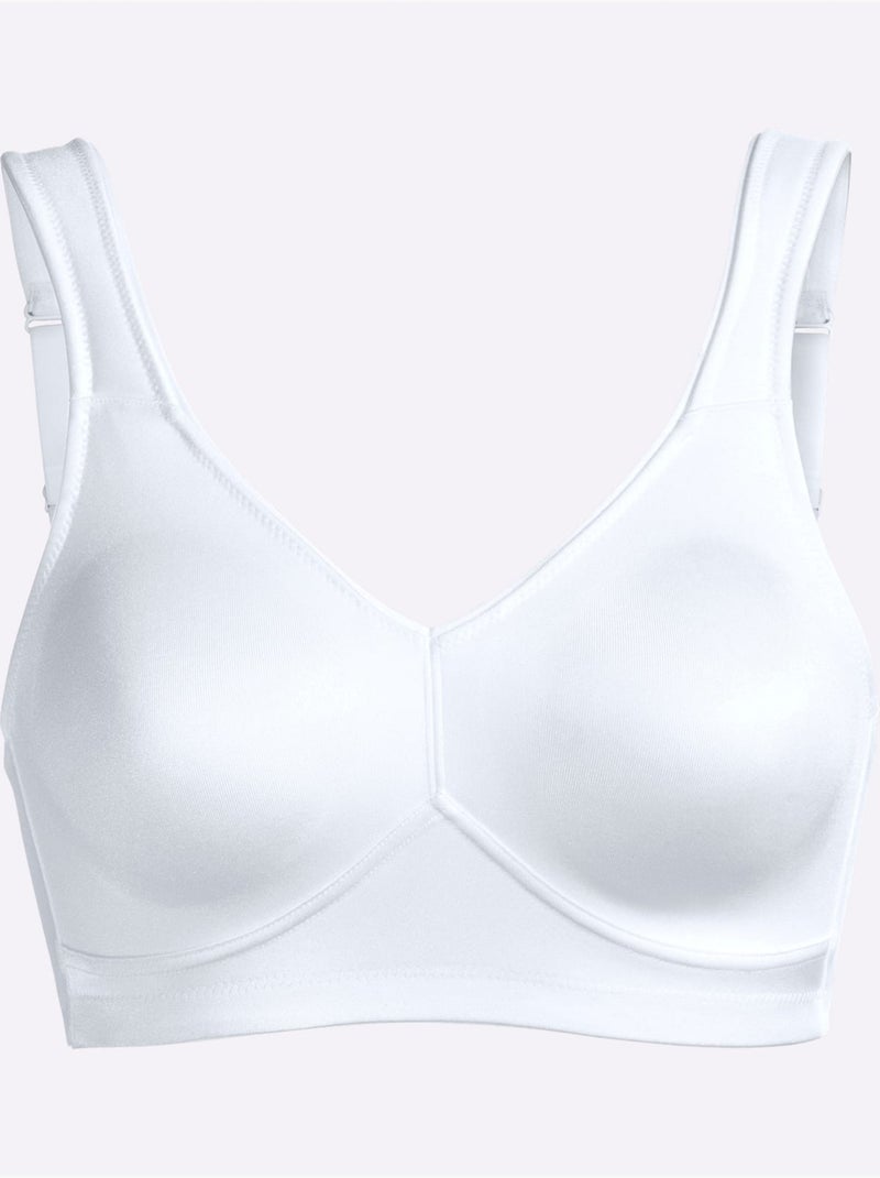 Brassière Confort Sans Armatures - Witt Blanc - Kiabi
