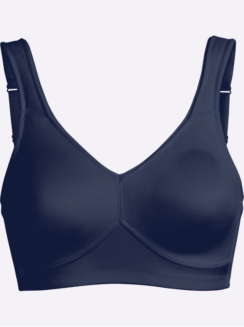 Brassière Confort Sans Armatures - Witt Bleu marine - Kiabi