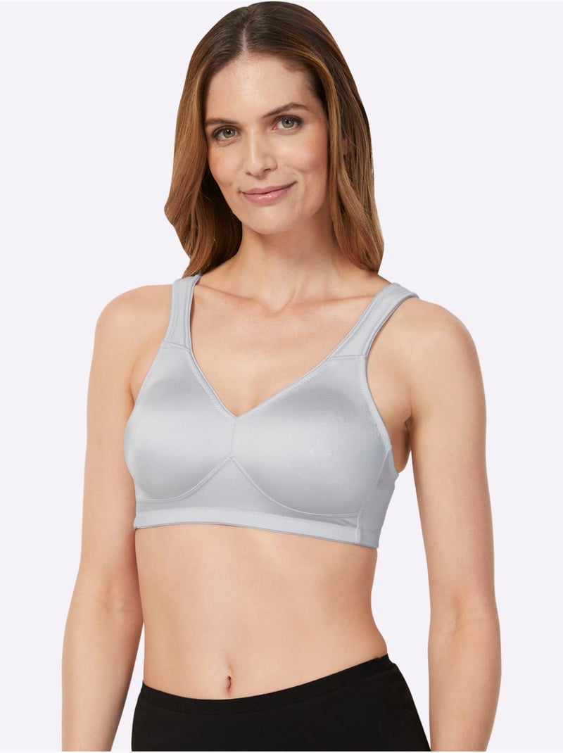 Brassière Confort Sans Armatures - Witt Gris clair - Kiabi