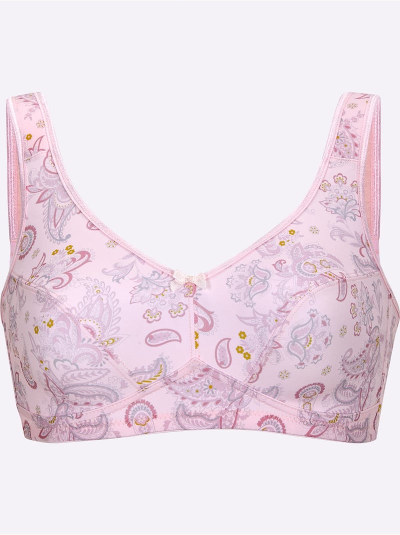Brassière Confort Sans Armatures - Witt Rose clair - Kiabi
